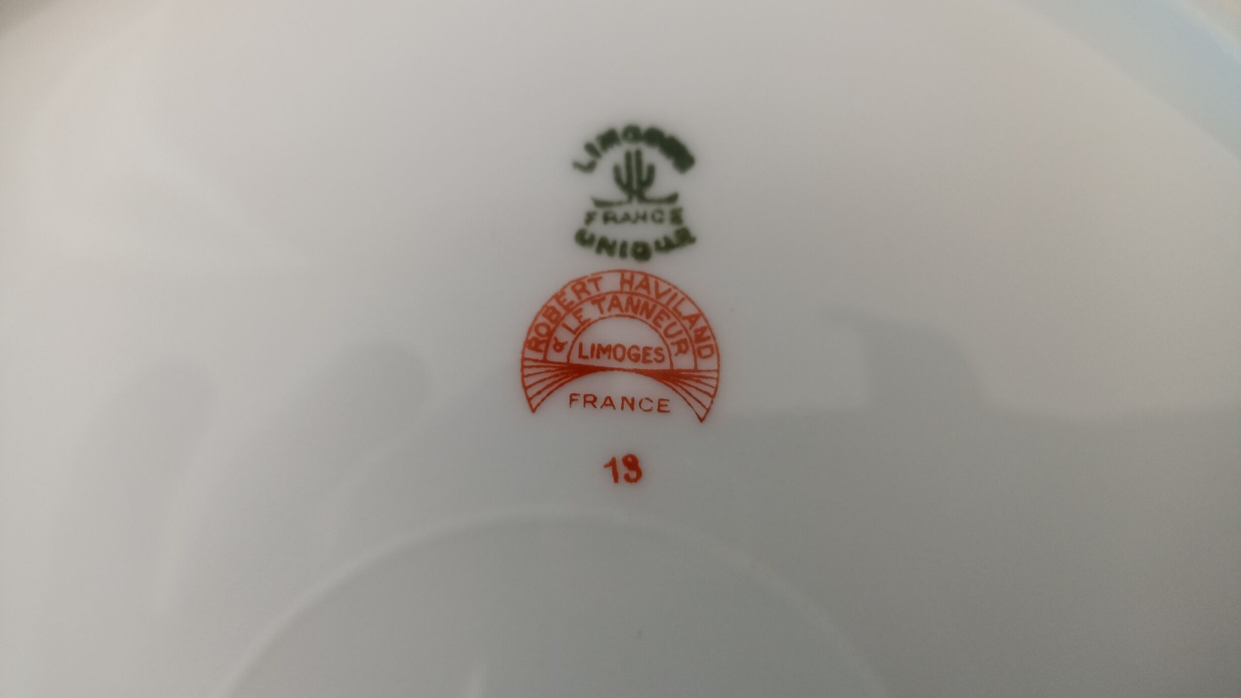 2 courses Robert Haviland - France Unique - Art Deco