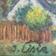 Painting painting landscape Isaac List XXth