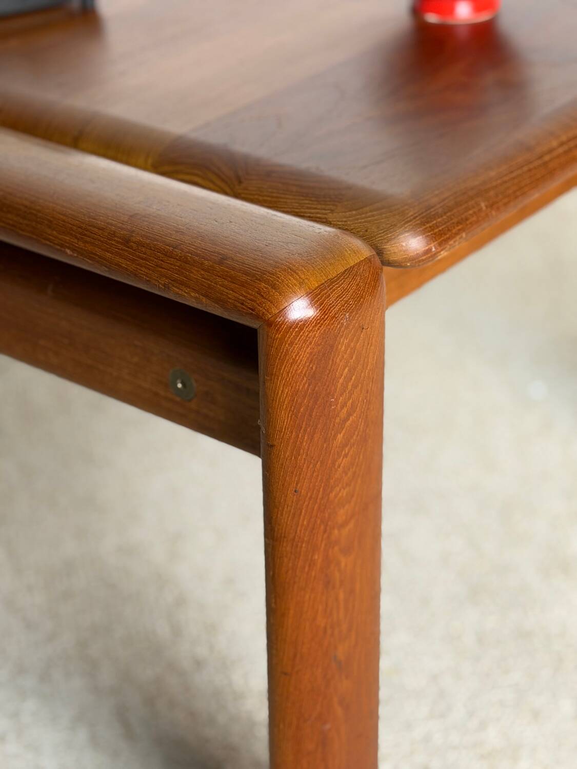 Square wooden coffee table