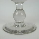 Crystal bowl with round lozenges