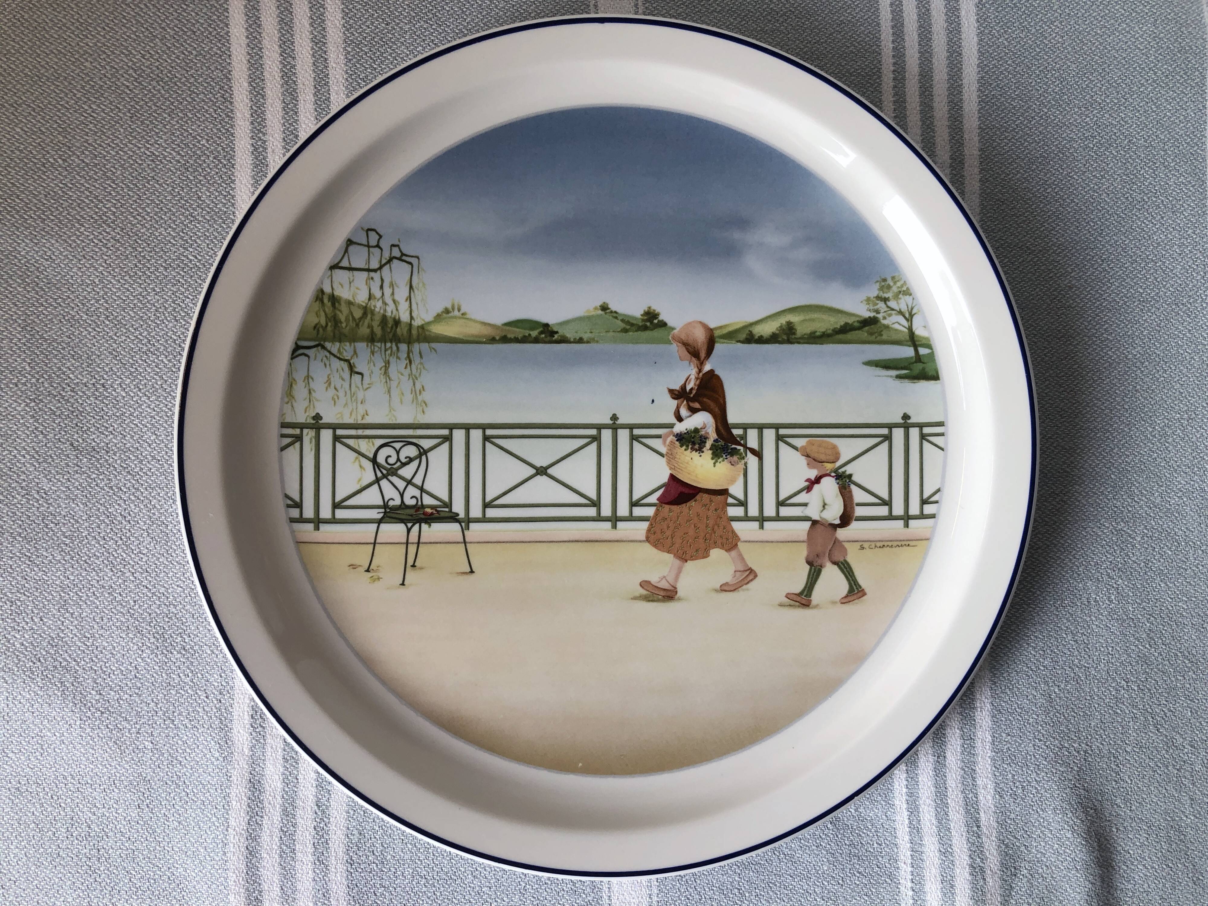 Villeroy et Boch collection plate - Autumn Season - Sabine Chennevière