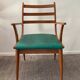 Scandinavian armchair from the 60s in solid beech