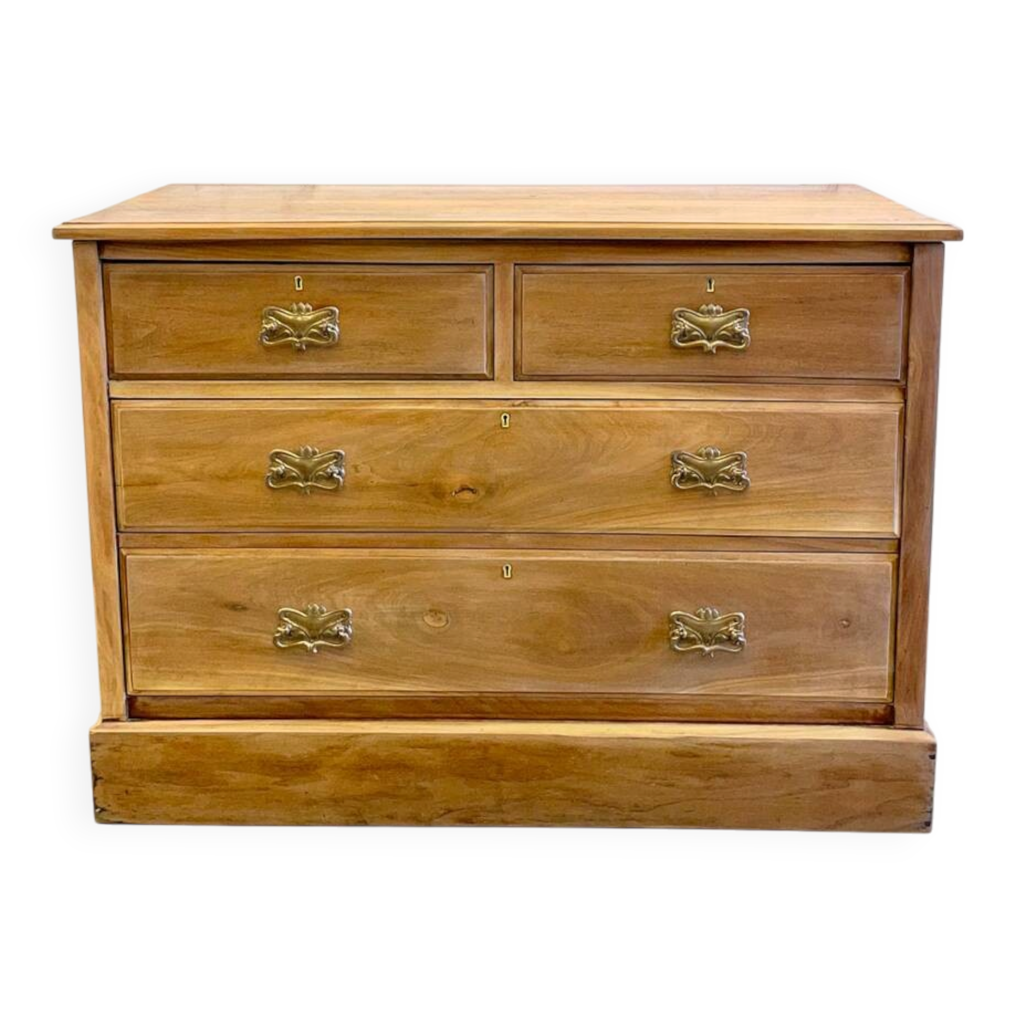 Vintage wooden chest of drawers – 4 drawers – Authentic charm