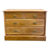 Commode en bois vintage – 4 tiroirs – Charme authentique