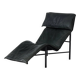 Chaise Longue Skye en cuir vert par T. Bjorklund pour Ikea, années 1980