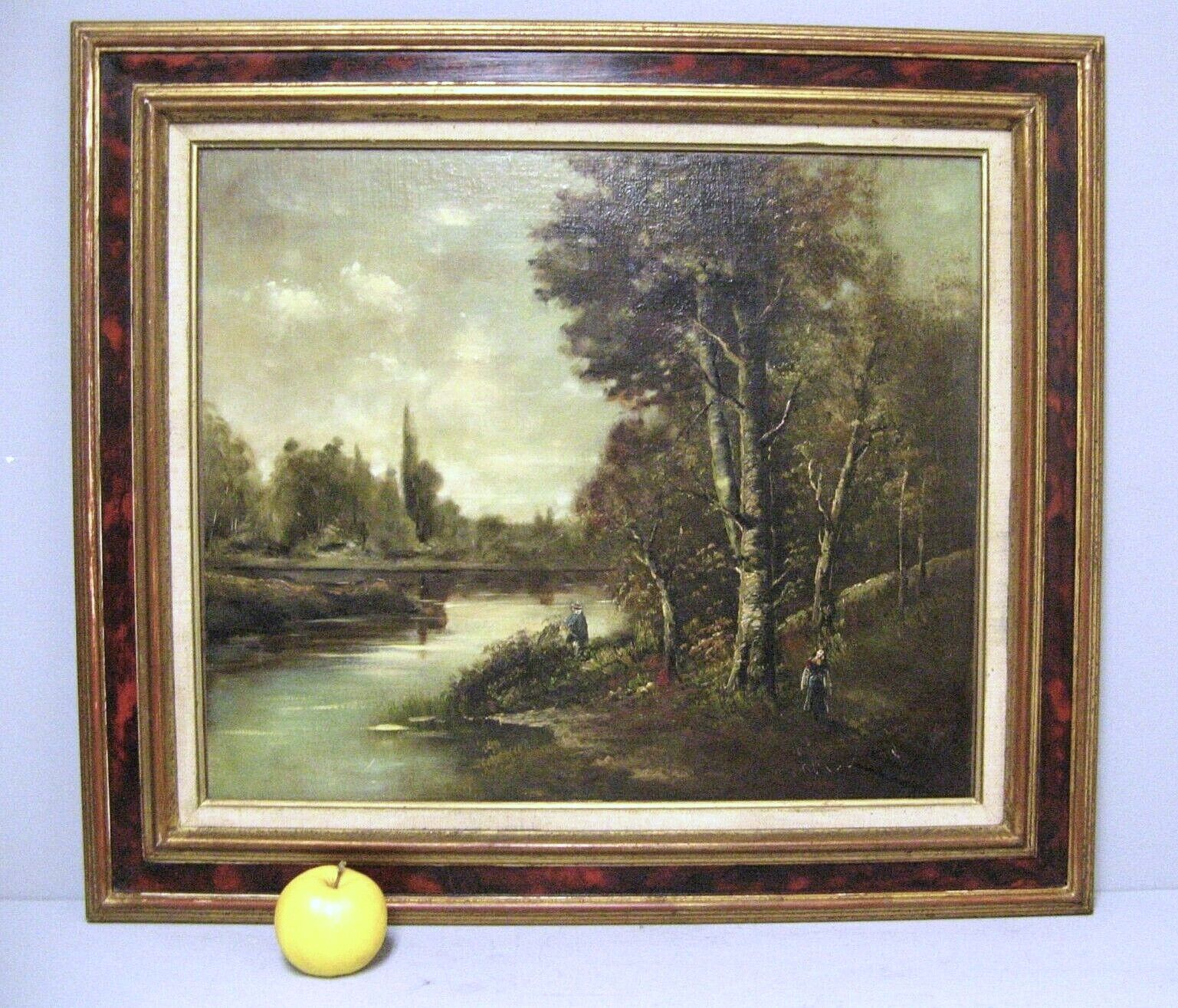 Painting / landscape / barbizon style / oil painting.