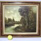 Painting / landscape / barbizon style / oil painting.