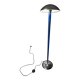 Lampadaire vintage "Paquebot" bleu et chrome - Années 80 (Design Collins)