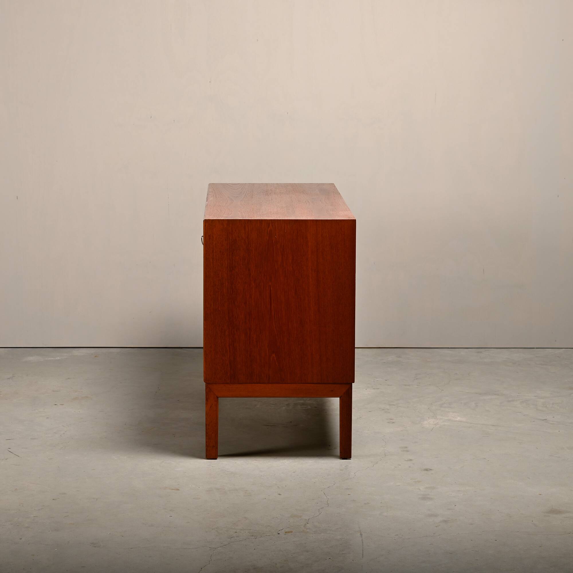 Alf Svensson Norrland Sideboard in Teak and Rattan for Bjästa Möbelfabrik