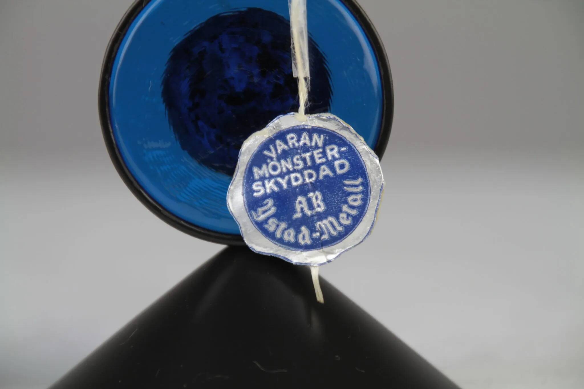 Bougeoirs avec verre Lindshammar Gunnar Ander pour Ystad-Metall — Suède, années 1960