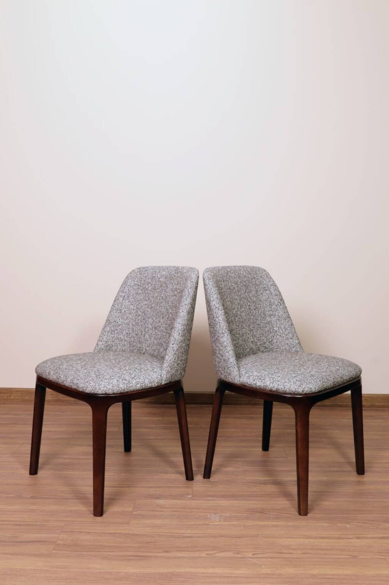 Ensemble de 6 chaises de salle à manger couleur sucre brun granola