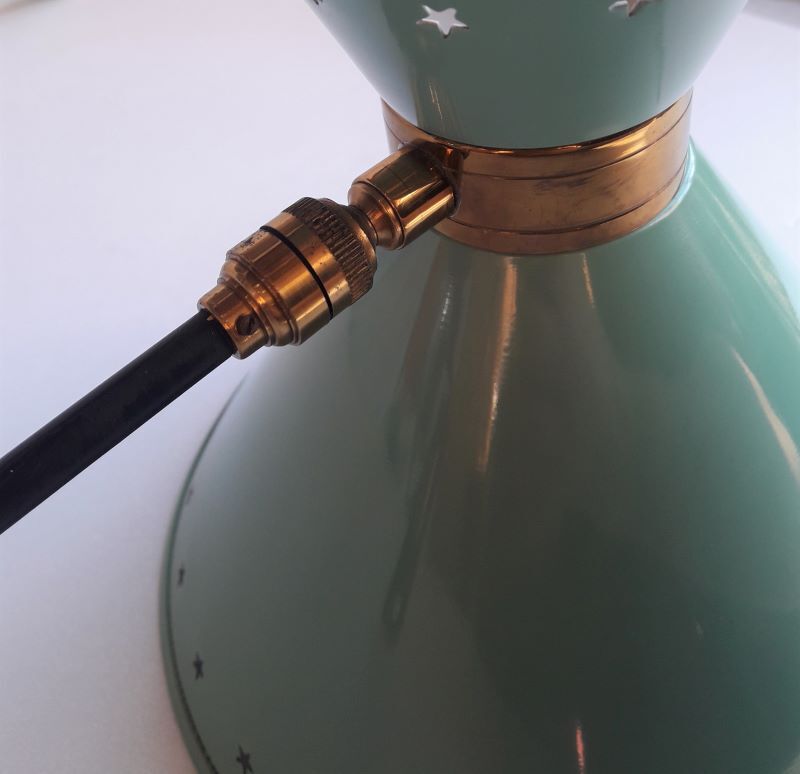 Wall light Diabolo René Mathieu 50s