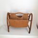 Rattan magazine rack
