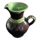 Small brown and celadon pearl pitcher