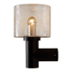 Glashütte Limburg conical bubble glass outdoor sconce