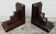 Pair of wooden bookends (art deco)