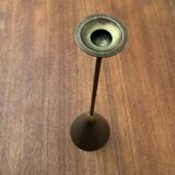 Vintage Italian postmodern metal chandelier, 1980s.