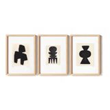 3 paintings • illustrations m566 m562 m534 • signed eawy