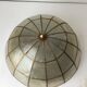 Plafonnier nacre et laiton