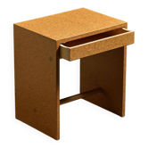 Rare tabouret en aggloméré par Max Bill, Ulm, vers 1962