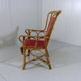 Fauteuil en rotin années 1920-1930