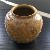 Vase boule relief cratère