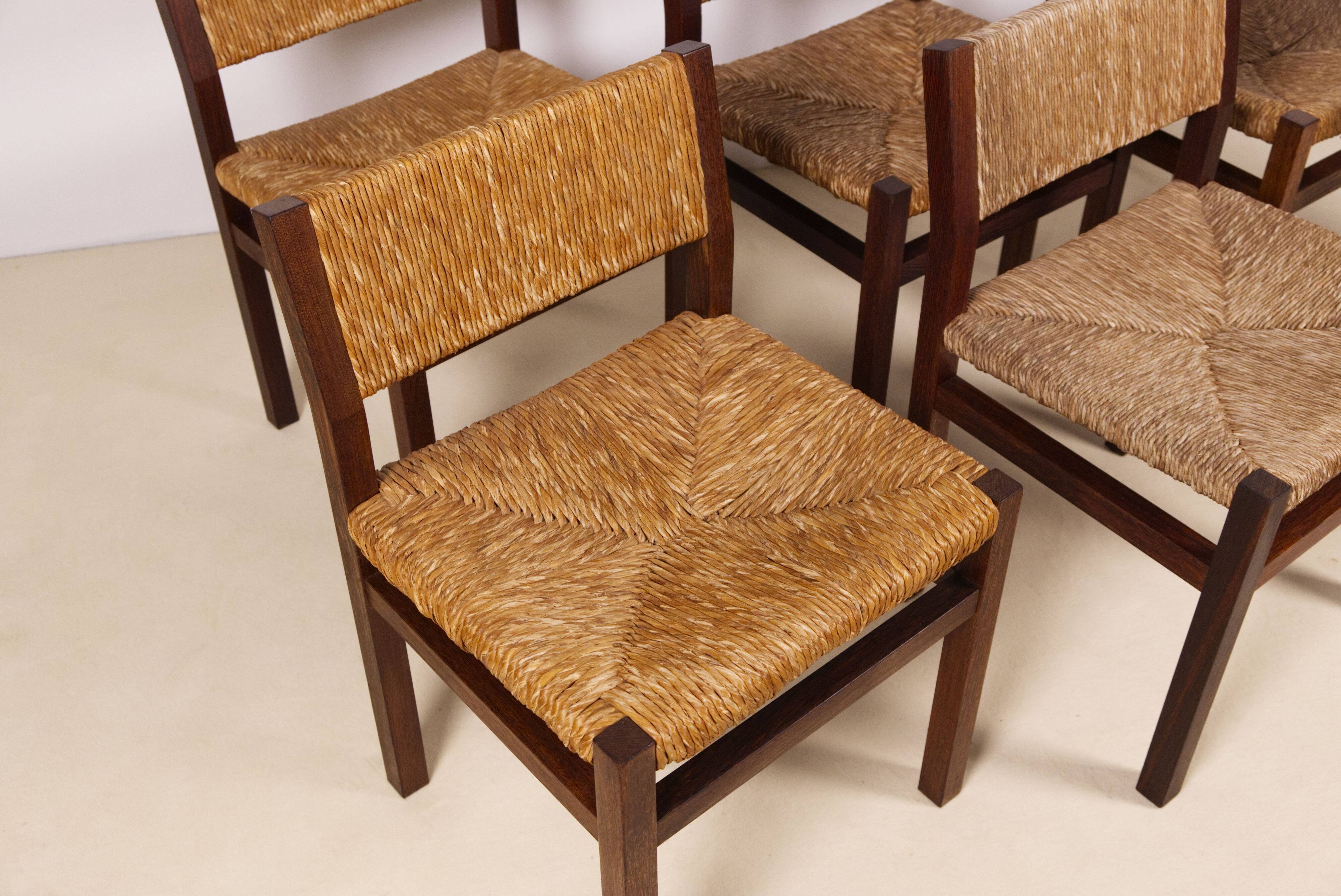 Set of 6 'SE82' dining chairs by Martin Visser for Spectrum, 1960s