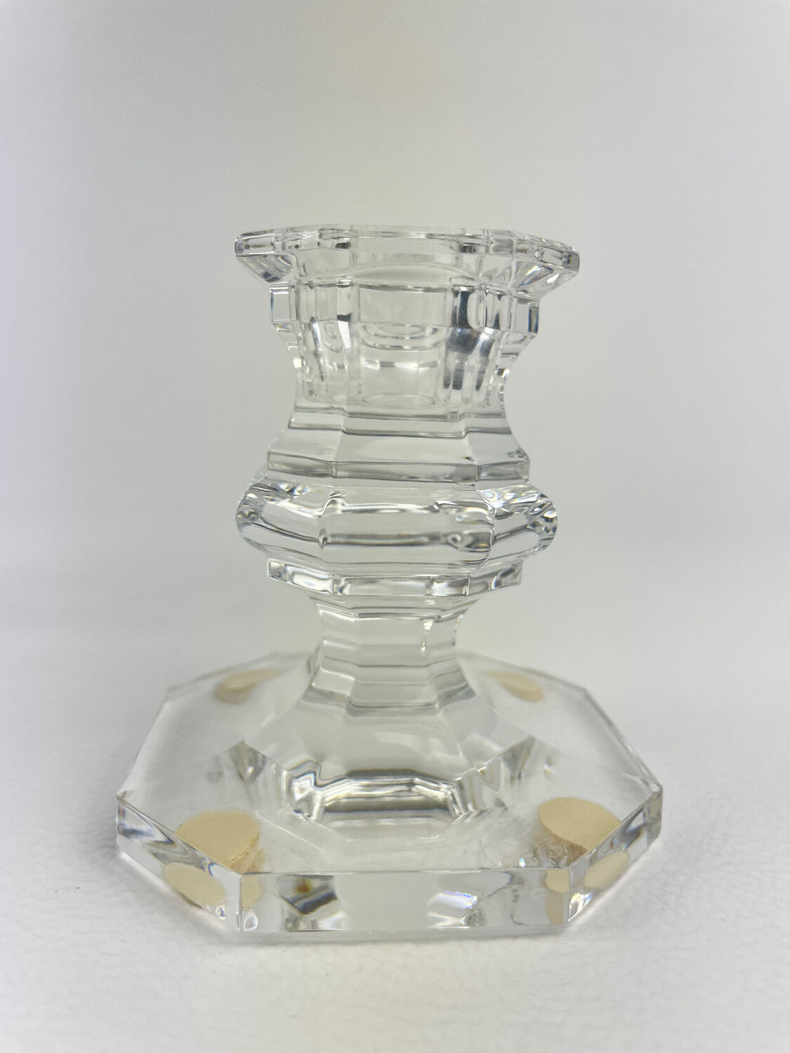 Baccarat table candlesticks Harcourt model crystal