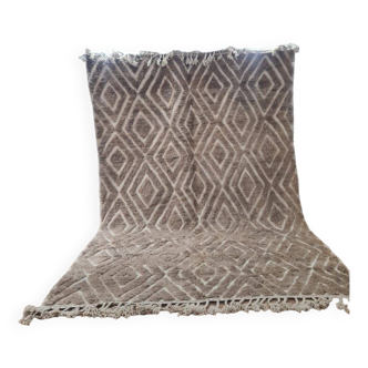 300x200 cm beni ouarain rug, moroccan handcrafted