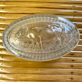 Vintage glass butter maker