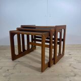 Nesting teak tables, Denmark 1960