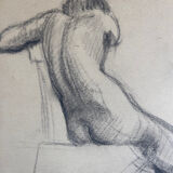 Female nude drawing