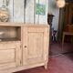 Raw wood sideboard