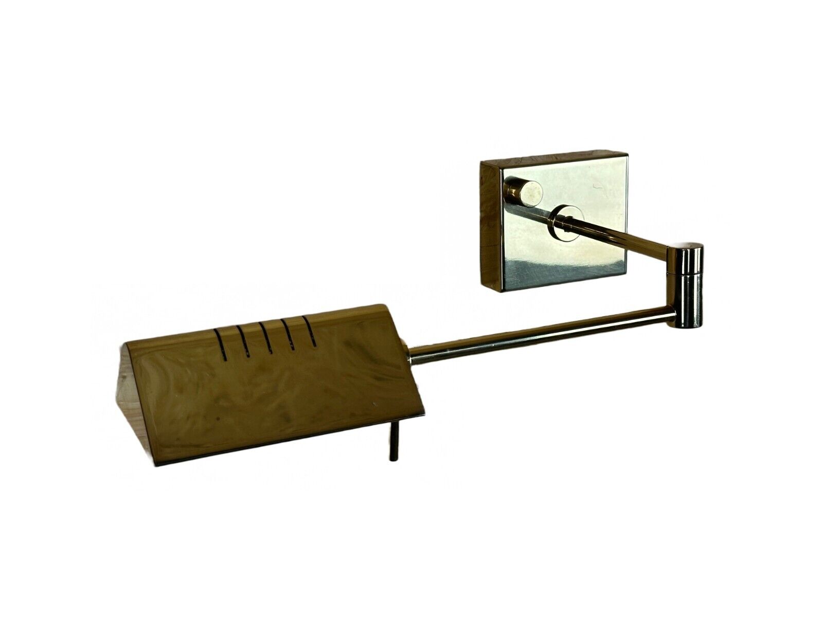 60s 70s wall lamp articulated lamp brass Relco Made in Italy Design