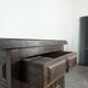 Spanish-style bedside table in natural wood