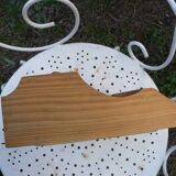 Wooden wall shelf