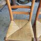 SET OF 6 DINING ROOM OR KITCHEN CHAIRS IN RESTAURANT STYLE IN WALNUT