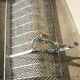 School bench or kindergarten, perforated metal, 50s/60