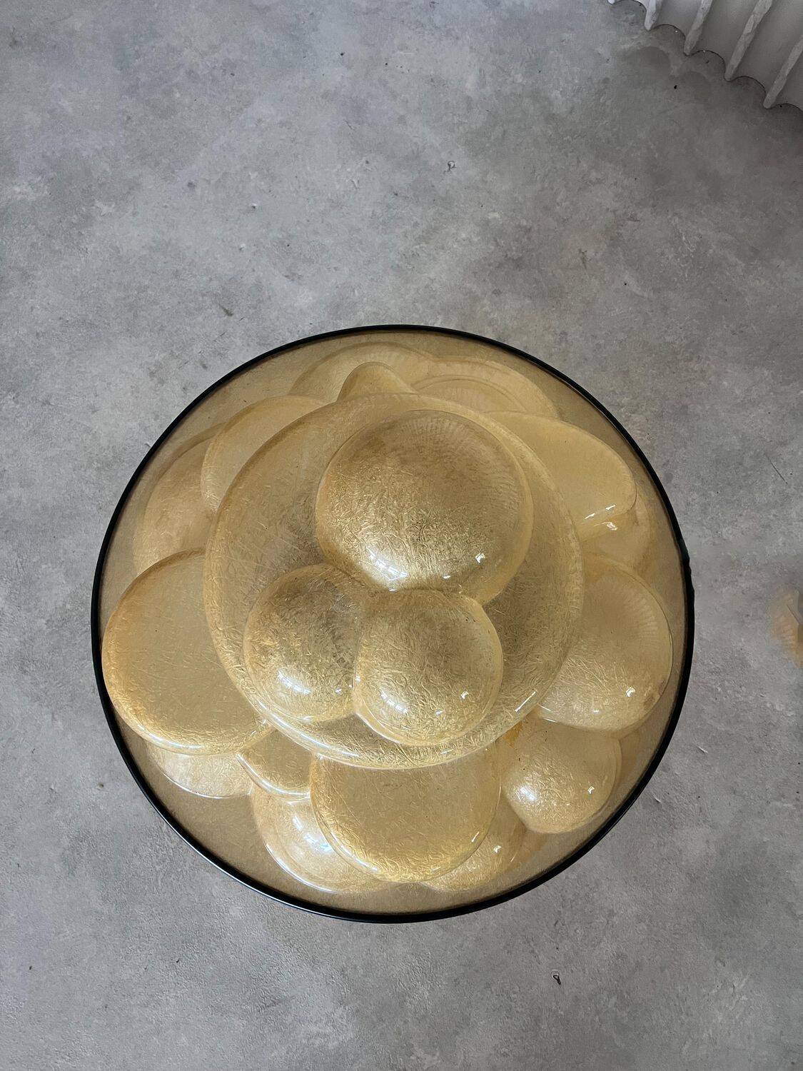 Lampe de sol/table Profiterole par Sergio Asti pour “Martinelli Luce”