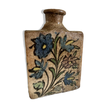 Ancient flask / Persian ceramic from the Qajar period, 18th century