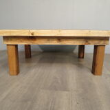 Rustic coffee table in palette
