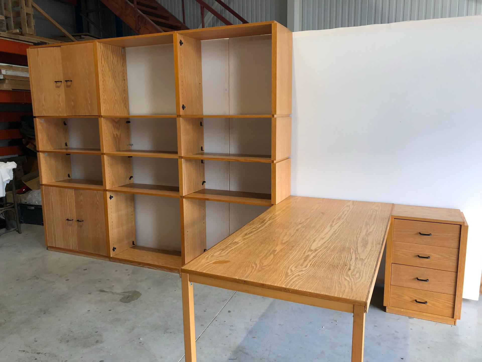 Bureau vintage avec support mural « Interlubke bipline »
