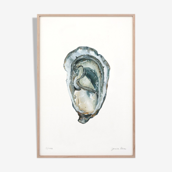 Paule, oyster 3, art print 20/30cm