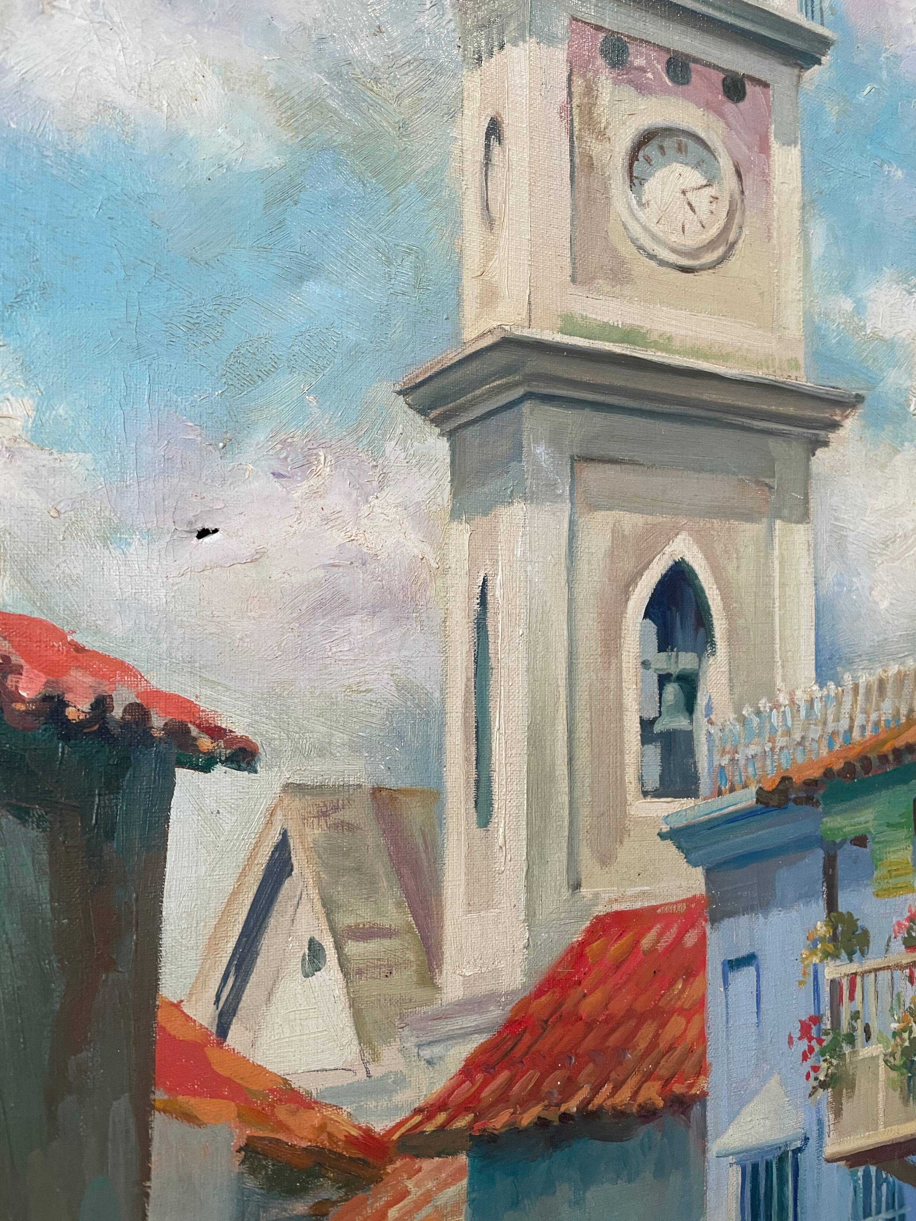 Canvas oil landscape alley 60x80cm