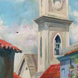 Canvas oil landscape alley 60x80cm