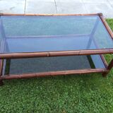 Rattan coffee table