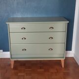 Commode scandinave vert forest