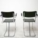 Bauhaus Gispen model 107 chairs, pair