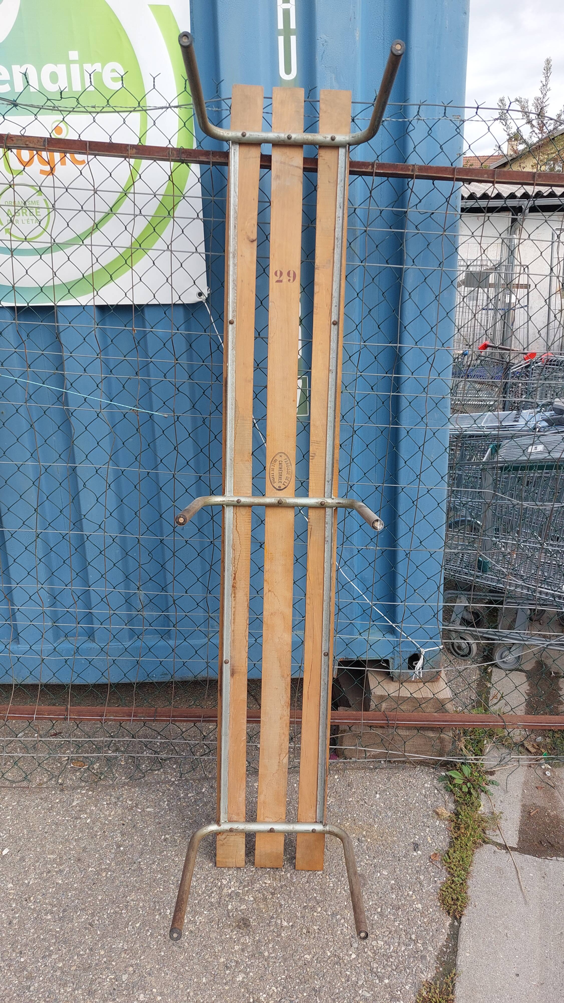 Vintage bench from the 60s - school - administration - parish - convent