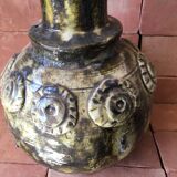 TAMEGROUTE POTTERY VASE IN GLAZED TERRACOTTA